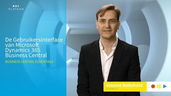 Online video training, De Gebruikersinterface van Microsoft Dynamics 365 Business Central