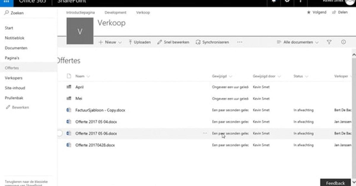 SharePoint met Office 365